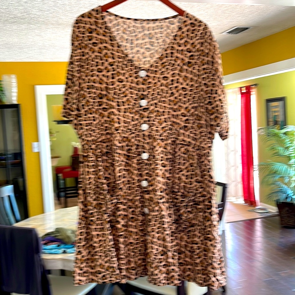 XL house dress or casual summer dress